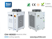 S&A water chiller CW-6000 with  environmental refrigerant