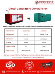 Eicher-TMTL vs Cummins Generators Diesel